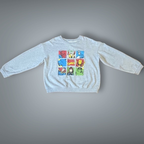Marvel Women’s Marvel Comics Avengers Gray Sweatshirt - XXXL - Picture 2 of 6